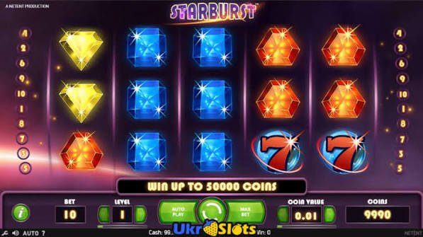Oplev Starburst Online Casino En Galaktisk Spiloplevelse